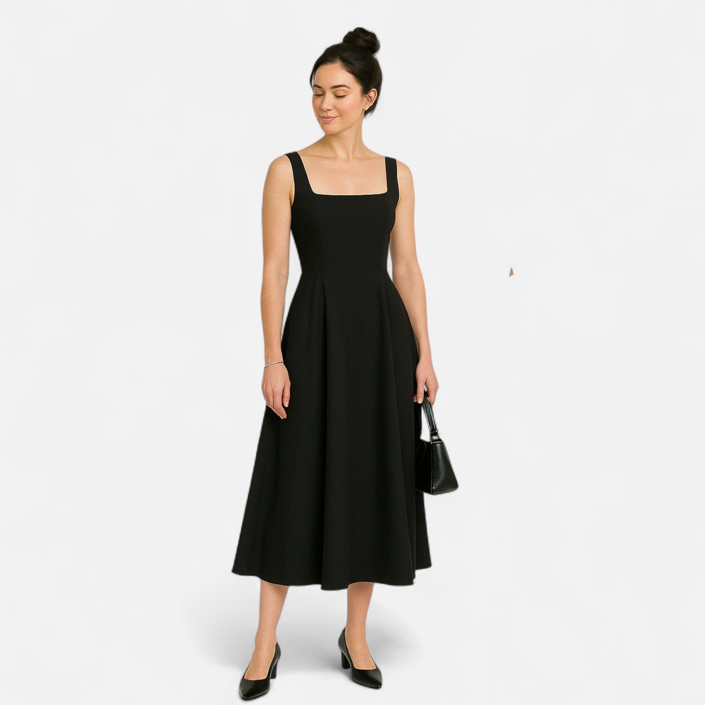 VelroisMode | Women's Elegant High-Waist Dress – Timeless Sophistication, Effortless Charm