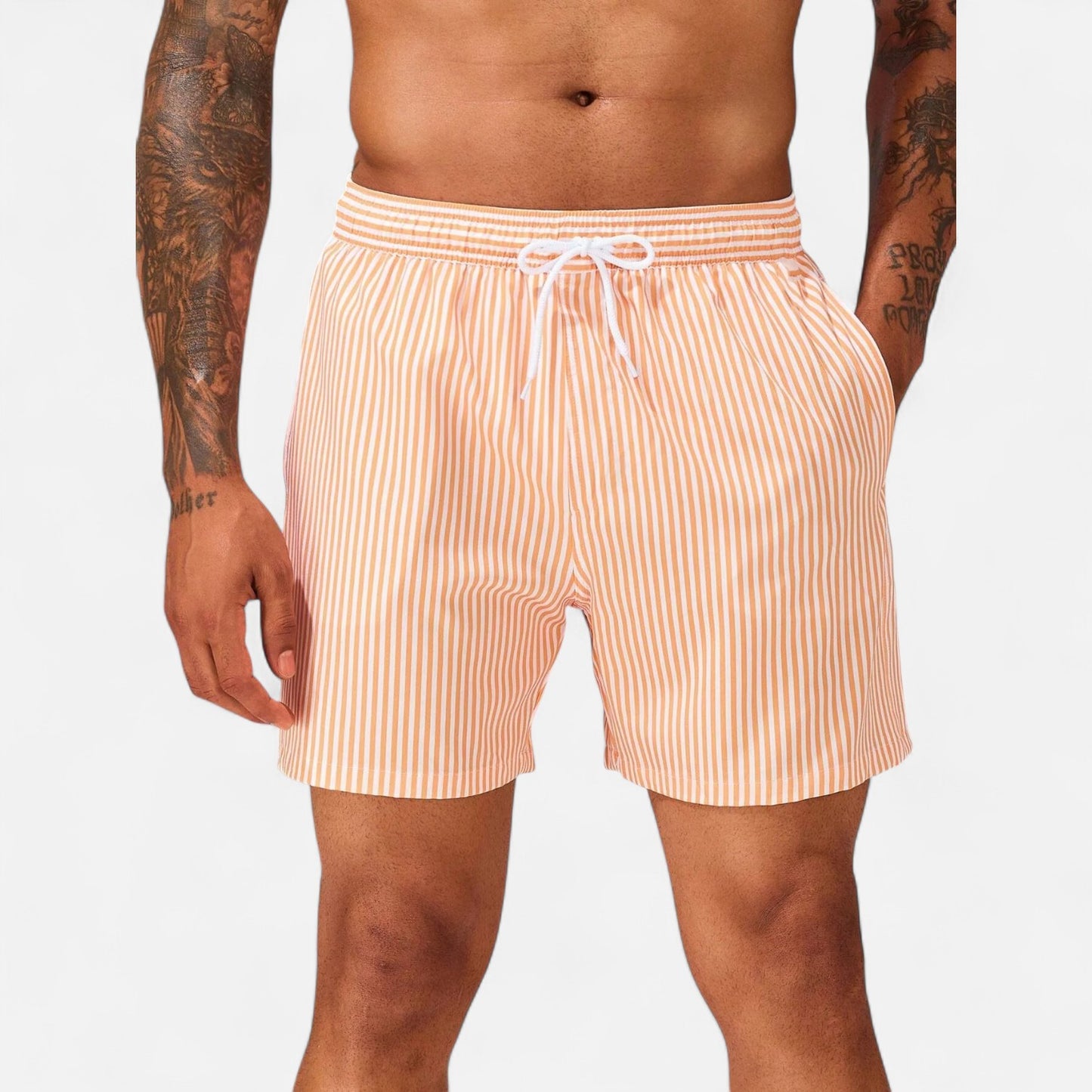VelroisMode | Men's Line Splicing Sports Shorts – Breathable, Bold, and Built for Summer Adventures