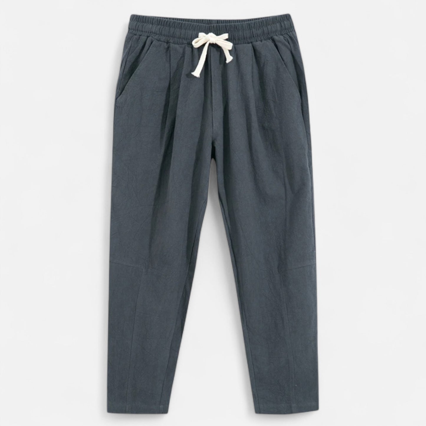 VelroisMode | Men's Cotton-Linen Drawstring Trousers – Effortless Summer Comfort