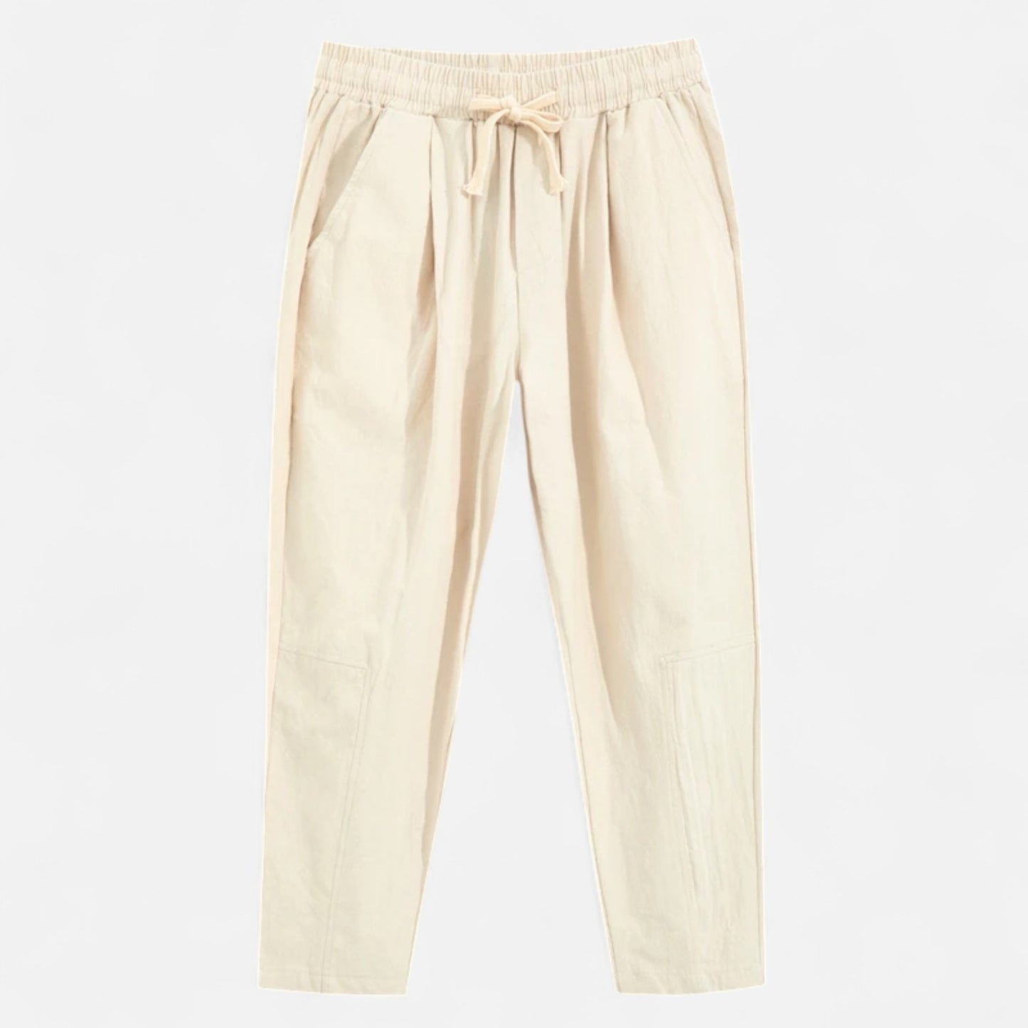 Velroismode | Men's Cotton-Linen Drawstring Trousers – Effortless Summer Comfort