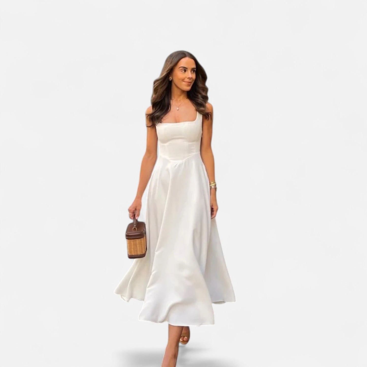 VelroisMode | Women's Elegant High-Waist Dress – Timeless Sophistication, Effortless Charm