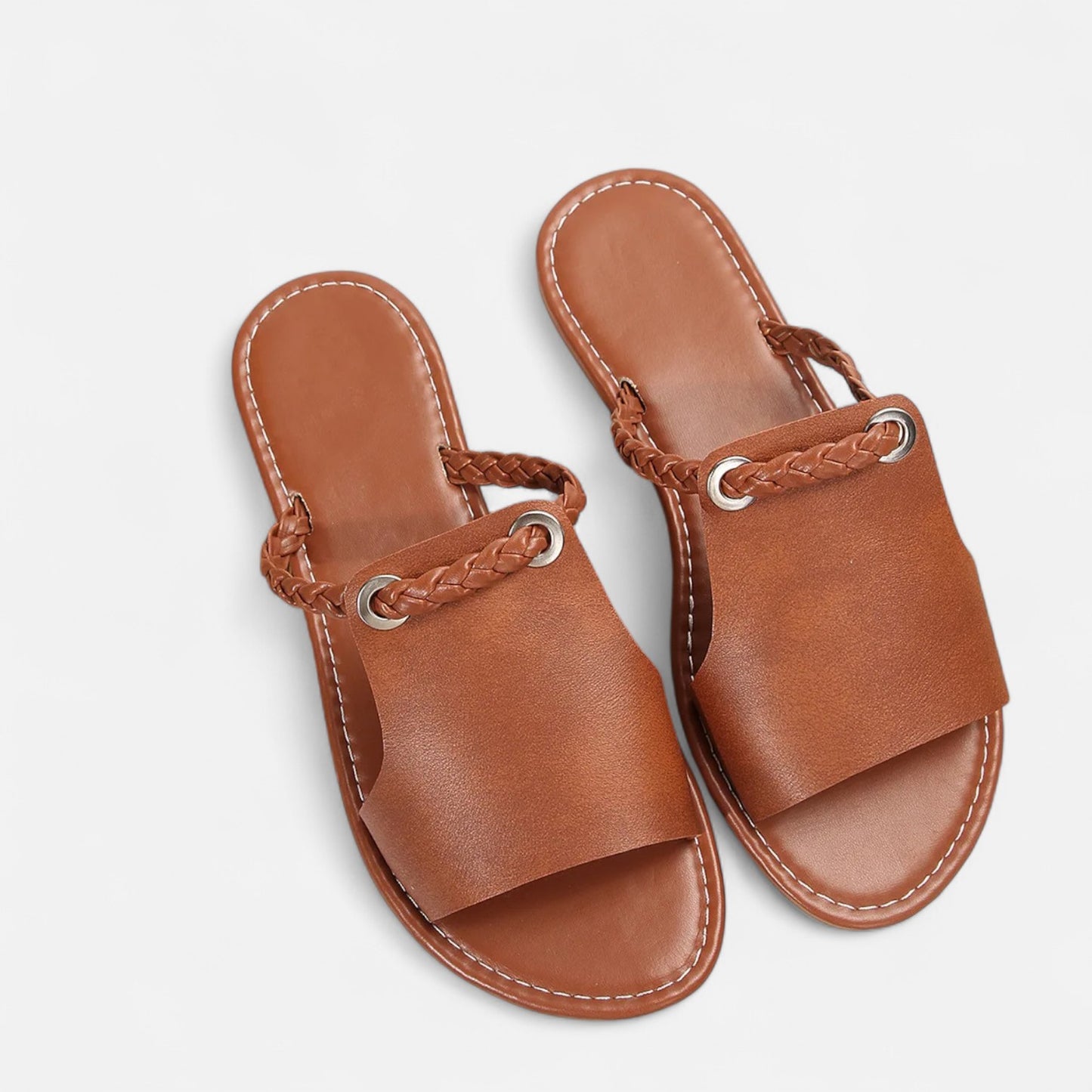 VelroisMode | Women's Minimalist Flat Sandals – Effortless Elegance, Everyday Comfort
