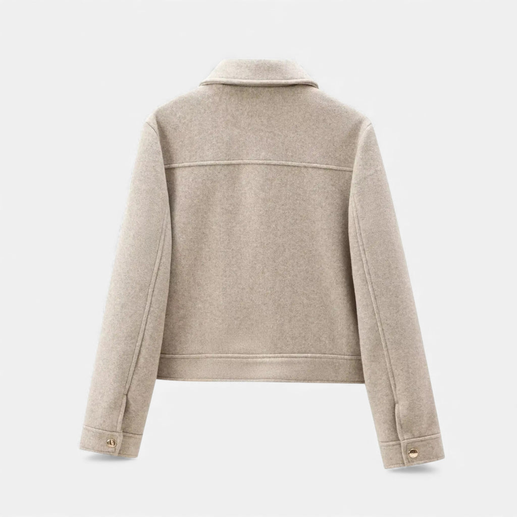 Velroismode | Women’s Long-Zip Heritage Jacket in Wool-Blend
