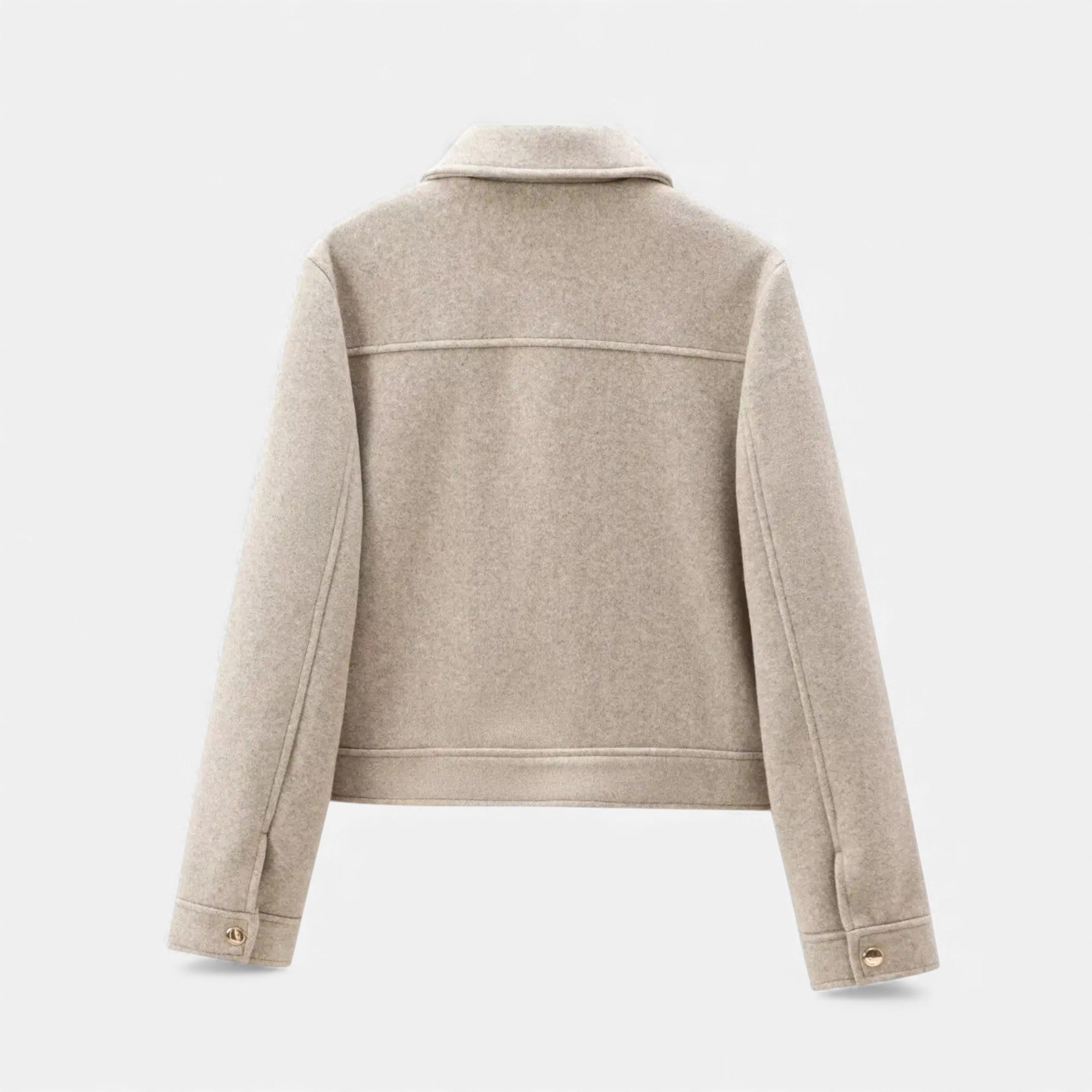 Velroismode | Women’s Long-Zip Heritage Jacket in Wool-Blend