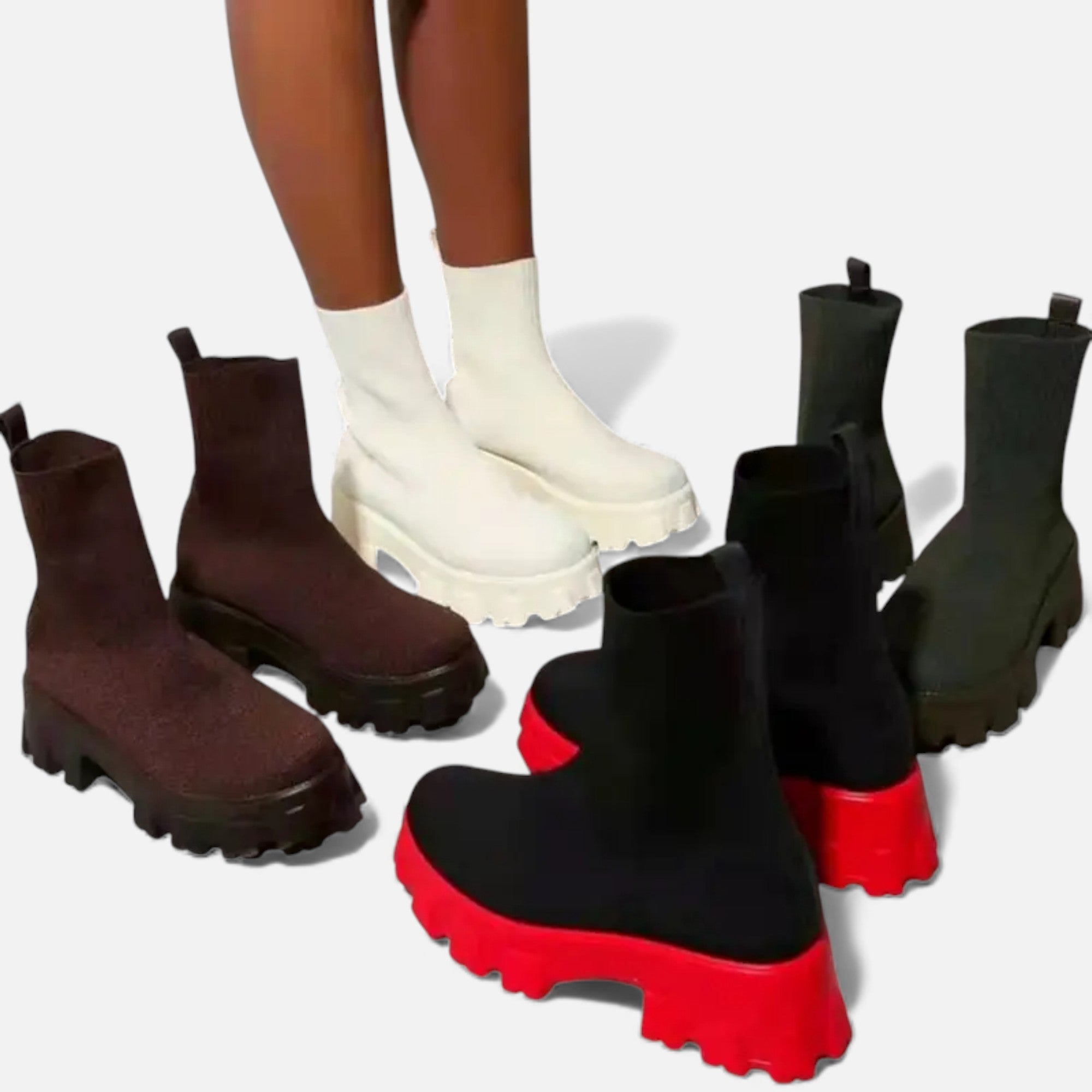 Velroismode | Women’s Heritage Knitted Short Boot