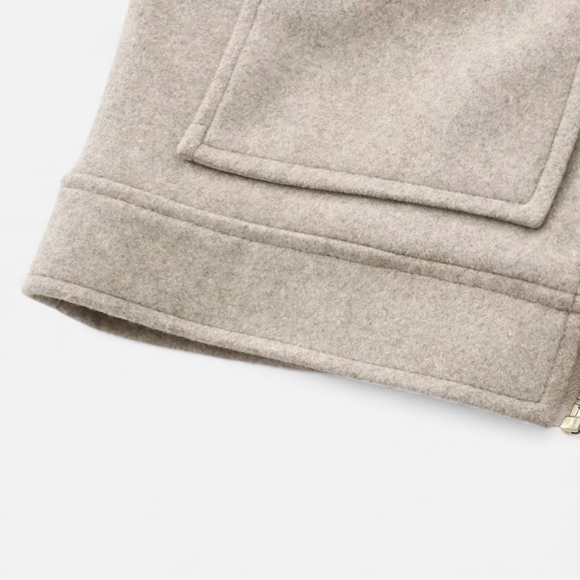 Velroismode | Women’s Long-Zip Heritage Jacket in Wool-Blend