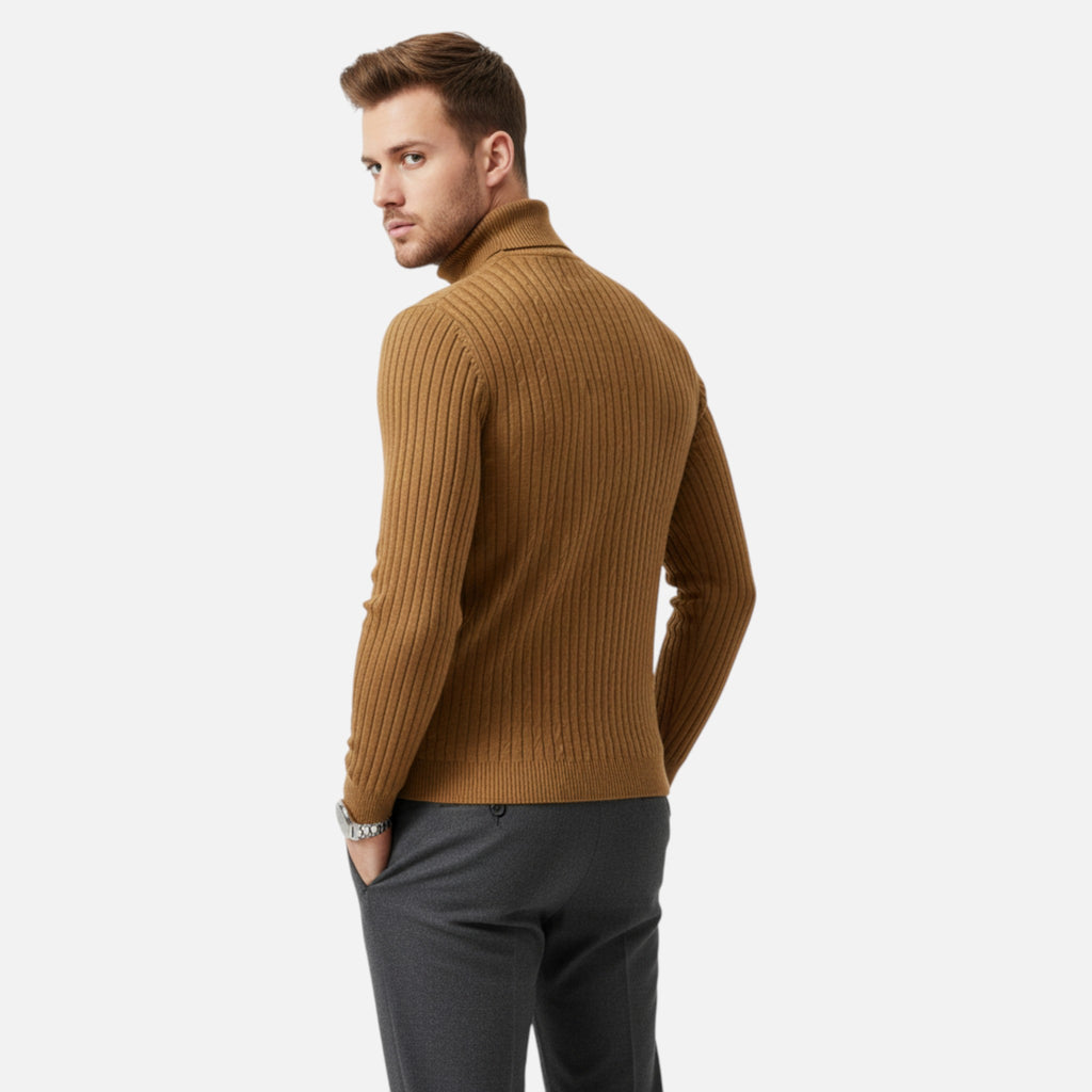 Velroismode | Men’s High Neck Turtleneck Sweater