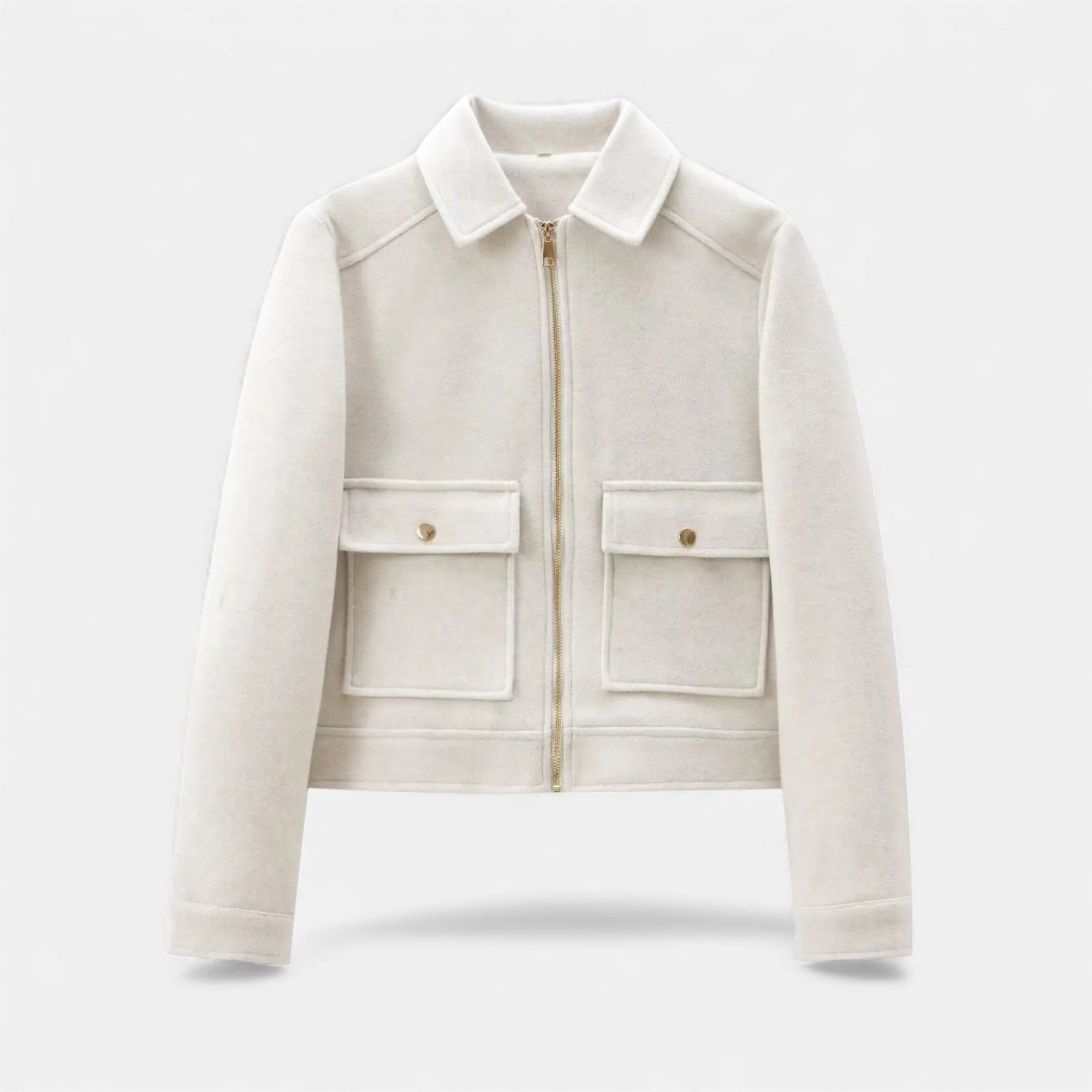 Velroismode | Women’s Long-Zip Heritage Jacket in Wool-Blend