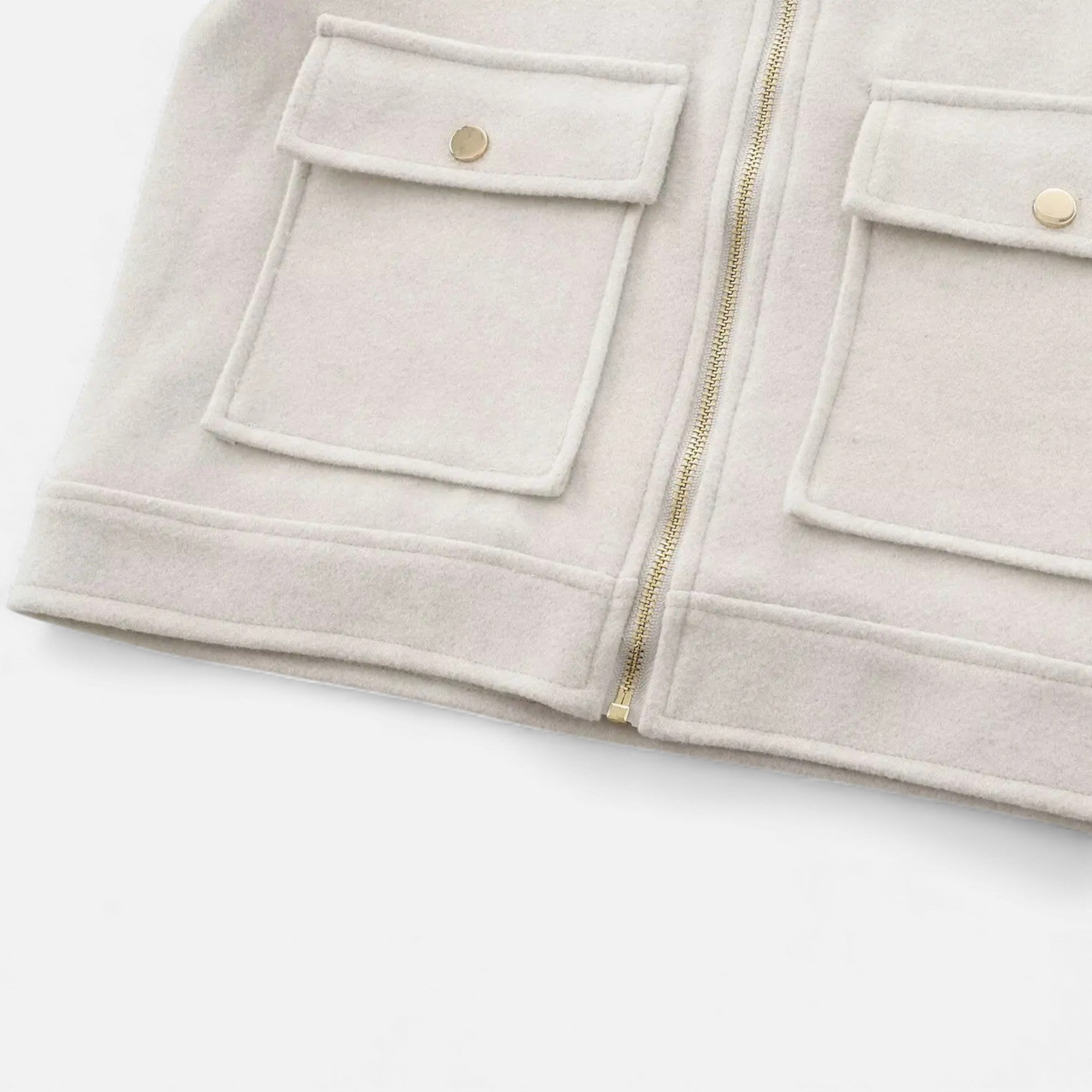 Velroismode | Women’s Long-Zip Heritage Jacket in Wool-Blend