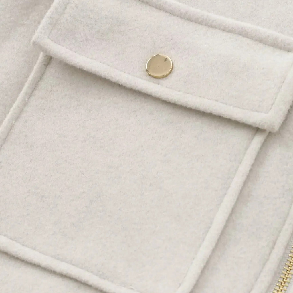 Velroismode | Women’s Long-Zip Heritage Jacket in Wool-Blend