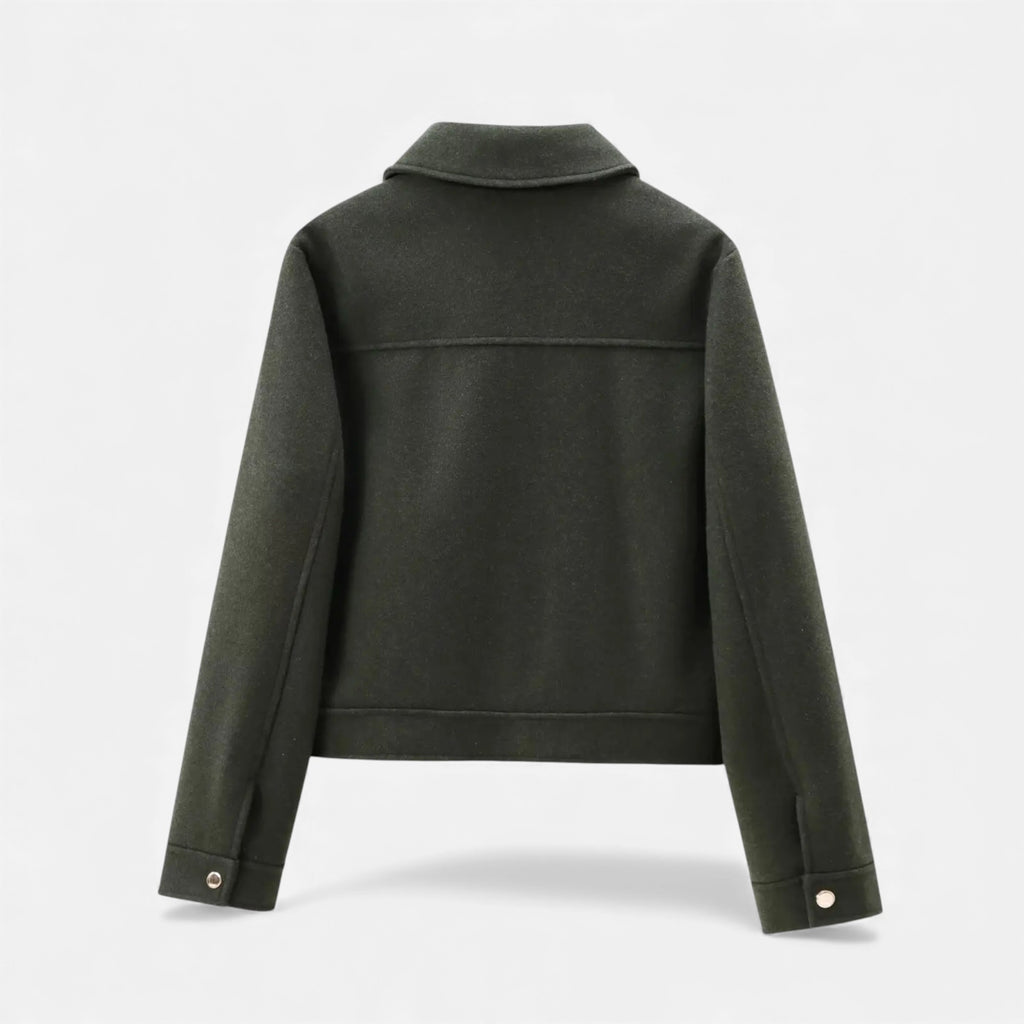 Velroismode | Women’s Long-Zip Heritage Jacket in Wool-Blend