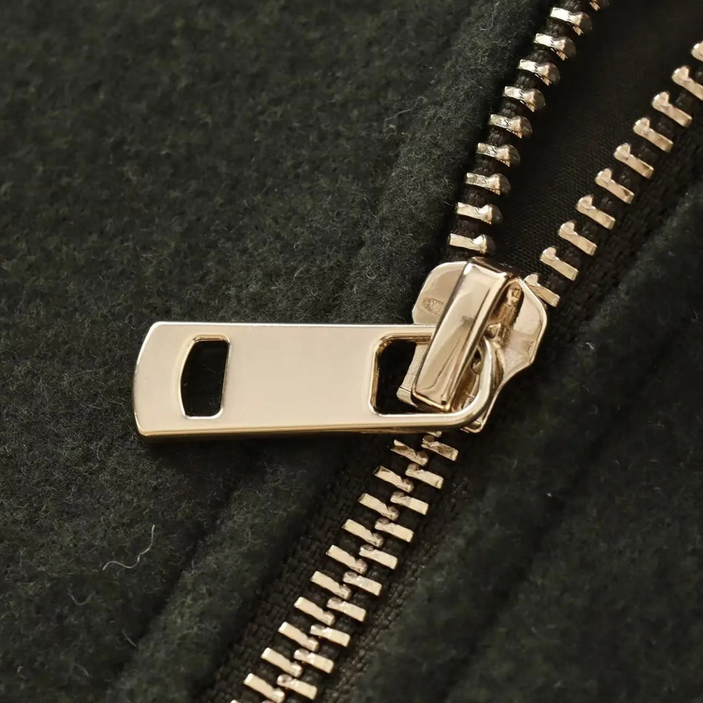 Velroismode | Women’s Long-Zip Heritage Jacket in Wool-Blend