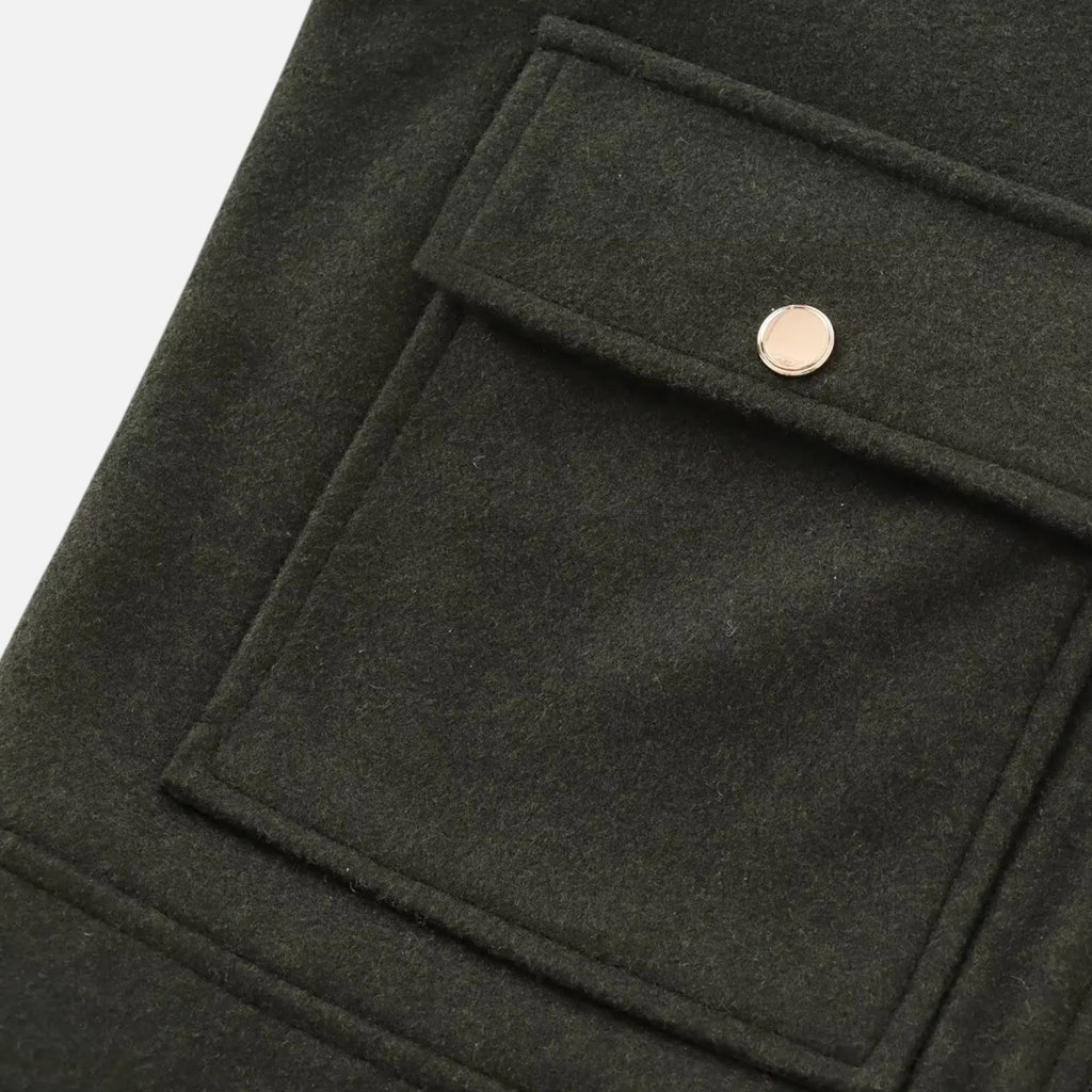 Velroismode | Women’s Long-Zip Heritage Jacket in Wool-Blend