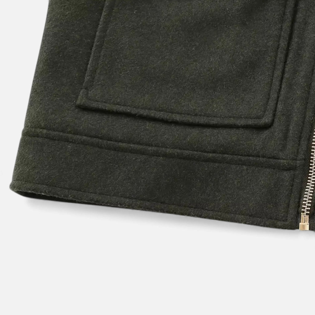 Velroismode | Women’s Long-Zip Heritage Jacket in Wool-Blend