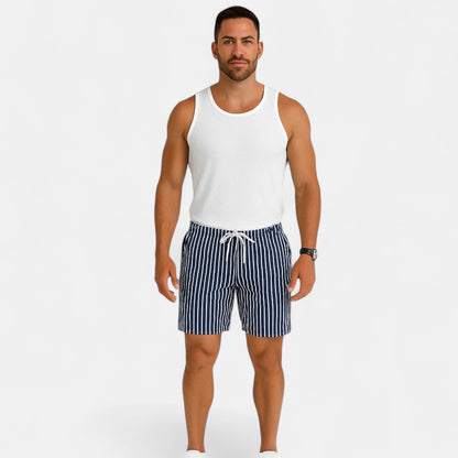 VelroisMode | Men's Line Splicing Sports Shorts – Breathable, Bold, and Built for Summer Adventures