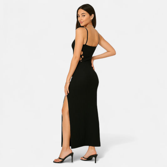 VelroisMode | Women's High-Split Long Dress – Effortless Elegance, Bold Allure