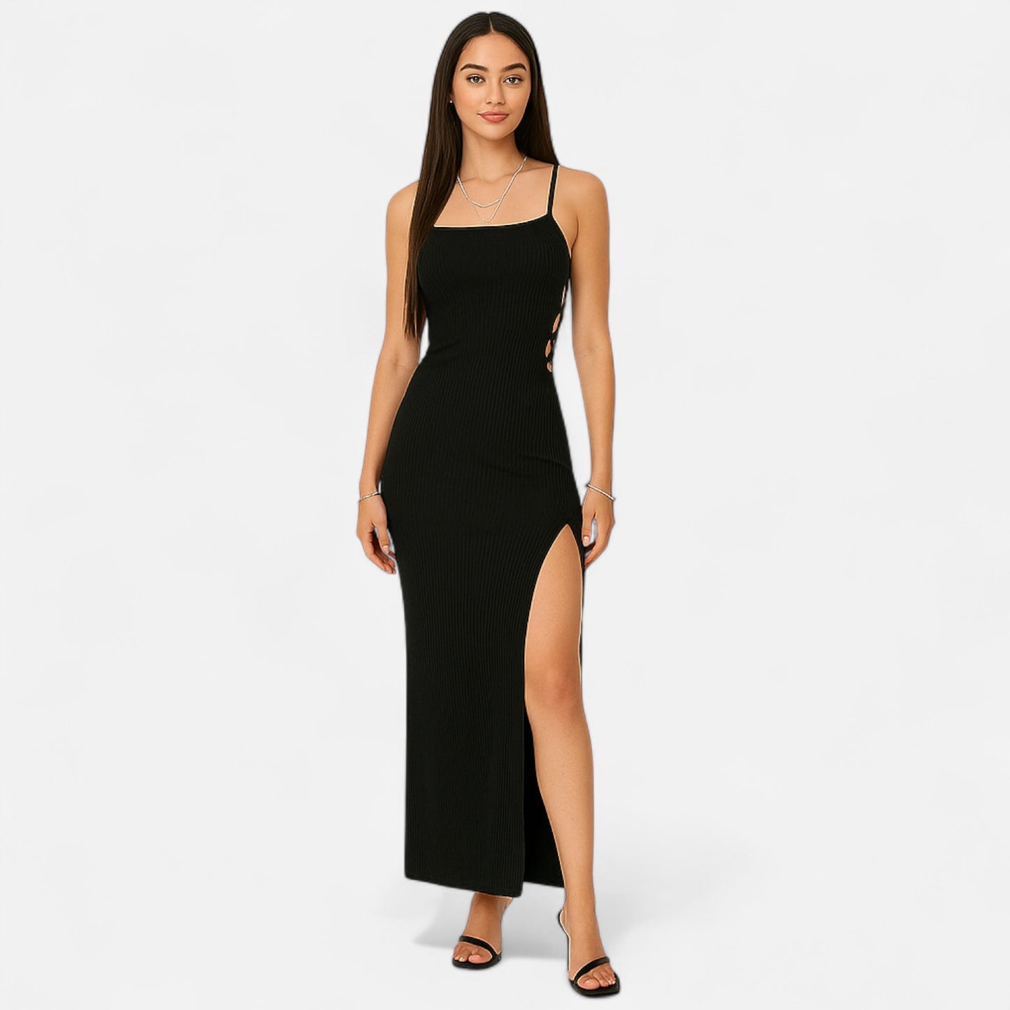 VelroisMode | Women's High-Split Long Dress – Effortless Elegance, Bold Allure