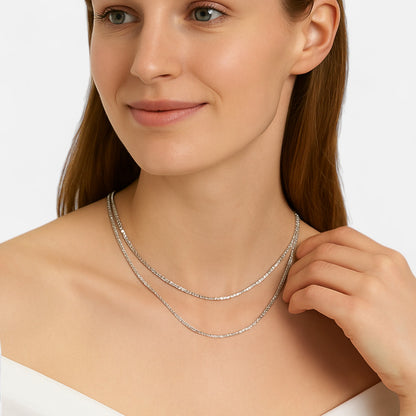 VelroisMode | Sparkling Necklace Chain – Radiant Elegance, Everyday Luxury