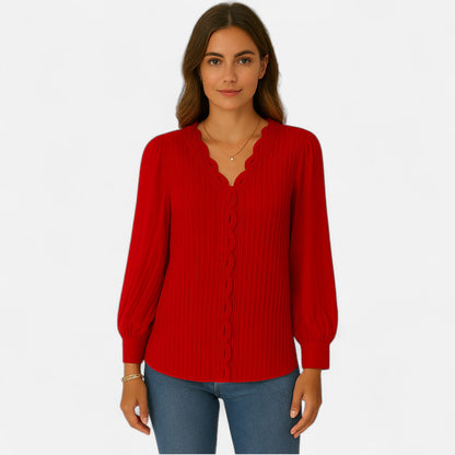 VelroisMode | Women's Elegant Casual Top – Effortless Style, Everyday Comfort