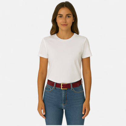 VelroisMode | Women's Leather Belt – Timeless Elegance, Everyday Comfort