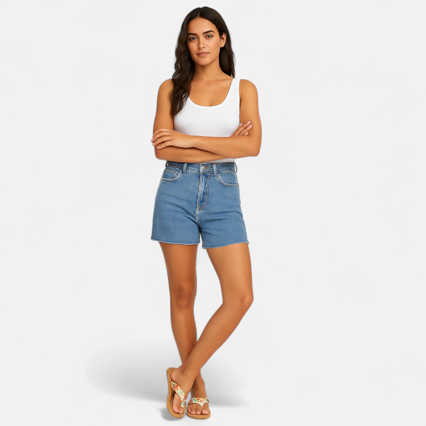 VelroisMode | Women's Comfortable Soft-Bottom Flip Flops – Effortless Elegance, Everyday Comfort