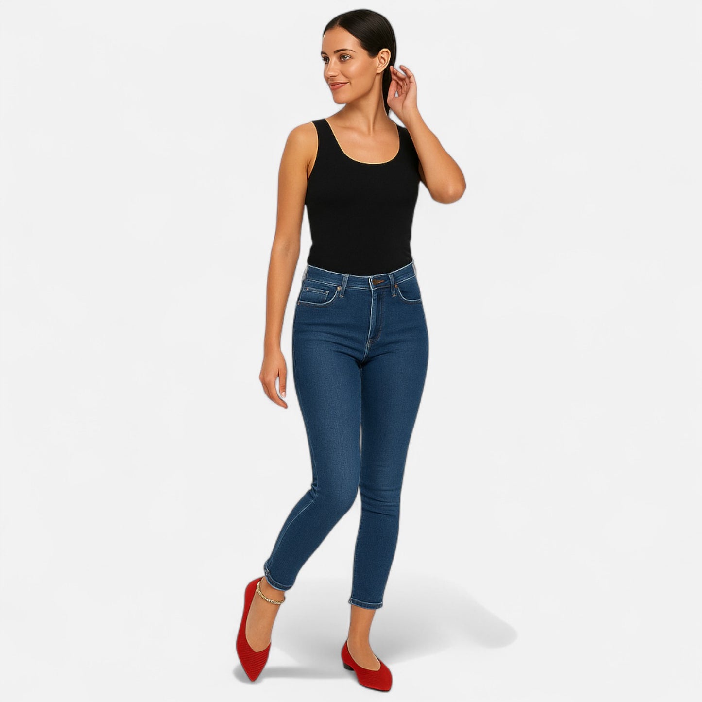 VelroisMode | Women's Flat Solid Casual Ballet Shoes – Effortless Elegance, Everyday Comfort