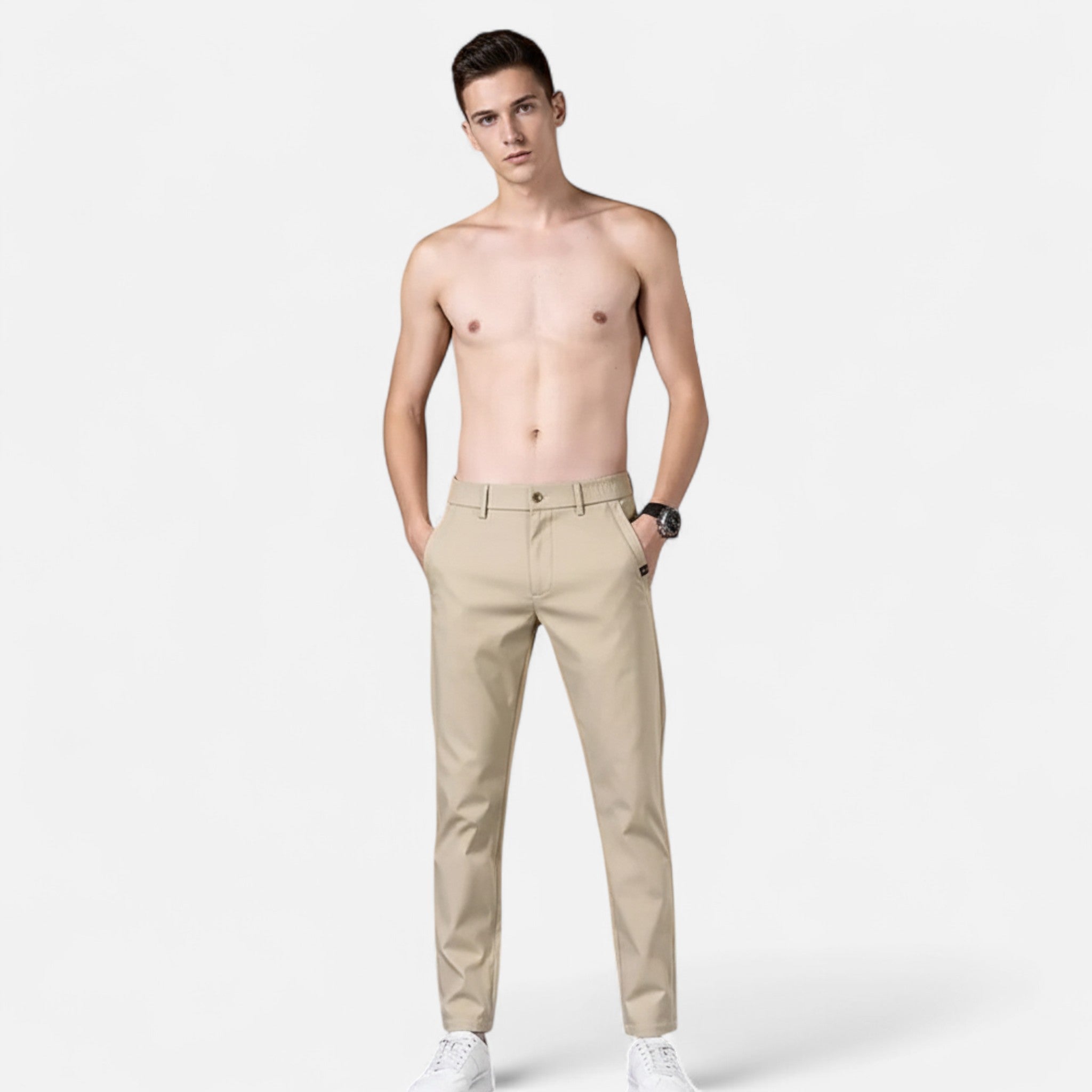 Velroismode | Men’s Modern Suit Street Trousers