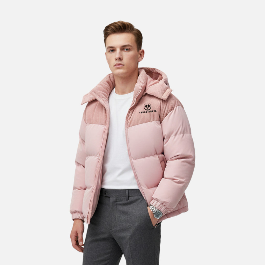 Velroismode | Men’s Hooded Casual Windbreak Jacket