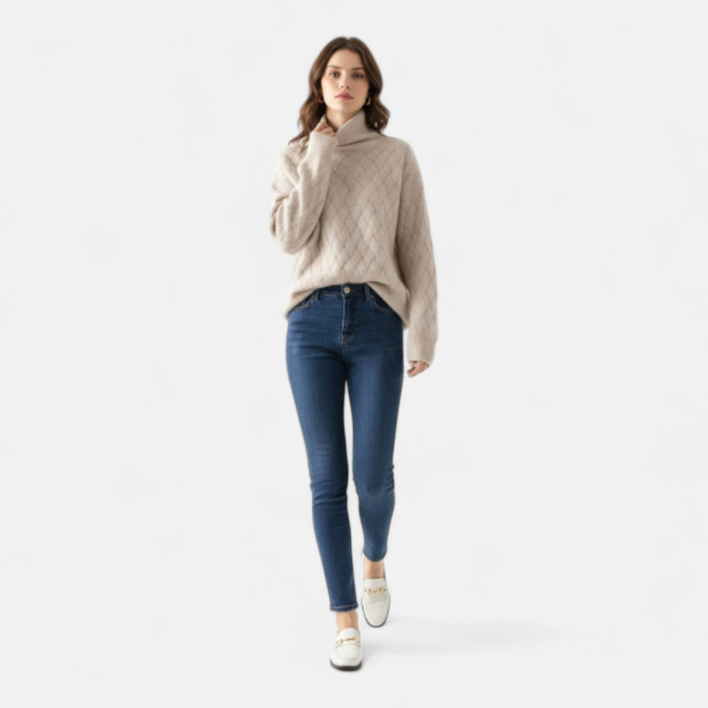 Velroismode | Women’s Oversized Cashmere-Blend Knit Jumper