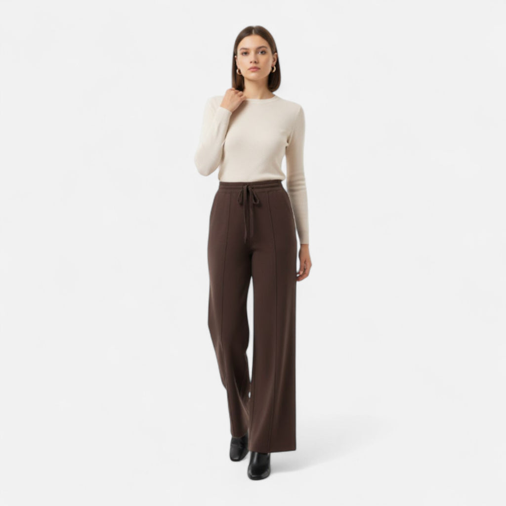 Velroismode | Knitted Wide-Leg Trousers