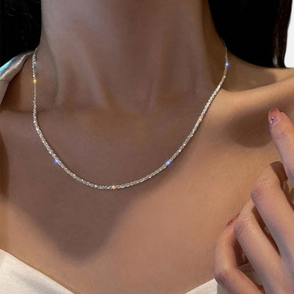 VelroisMode | Sparkling Necklace Chain – Radiant Elegance, Everyday Luxury