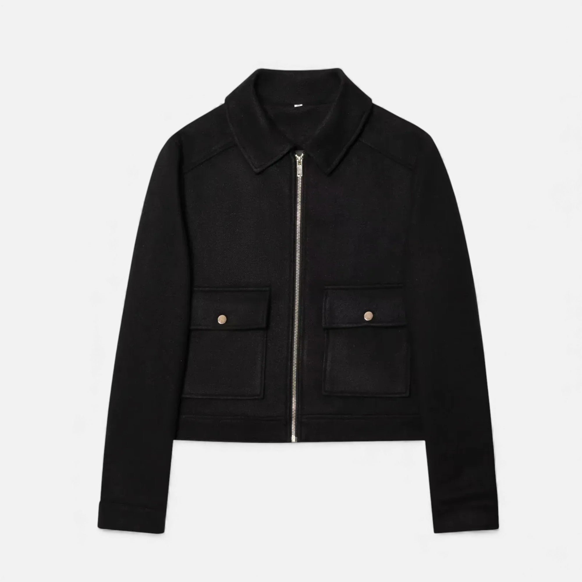 Velroismode | Women’s Long-Zip Heritage Jacket in Wool-Blend