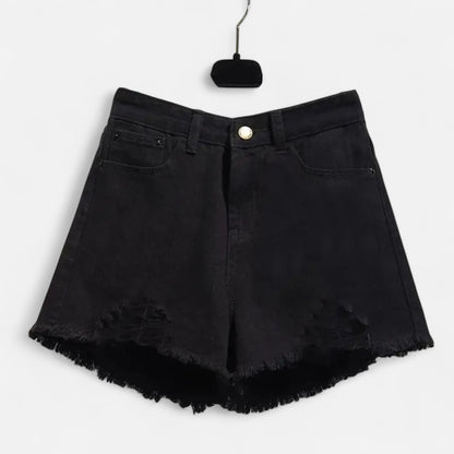 VelroisMode | Women's High-Waisted Cowboy Shorts – Effortless Elegance, Everyday Comfort