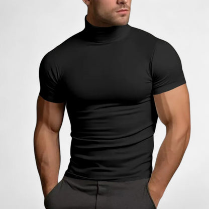 VelroisMode | Men's Turtleneck T-Shirt – Effortless Style, Everyday Comfort