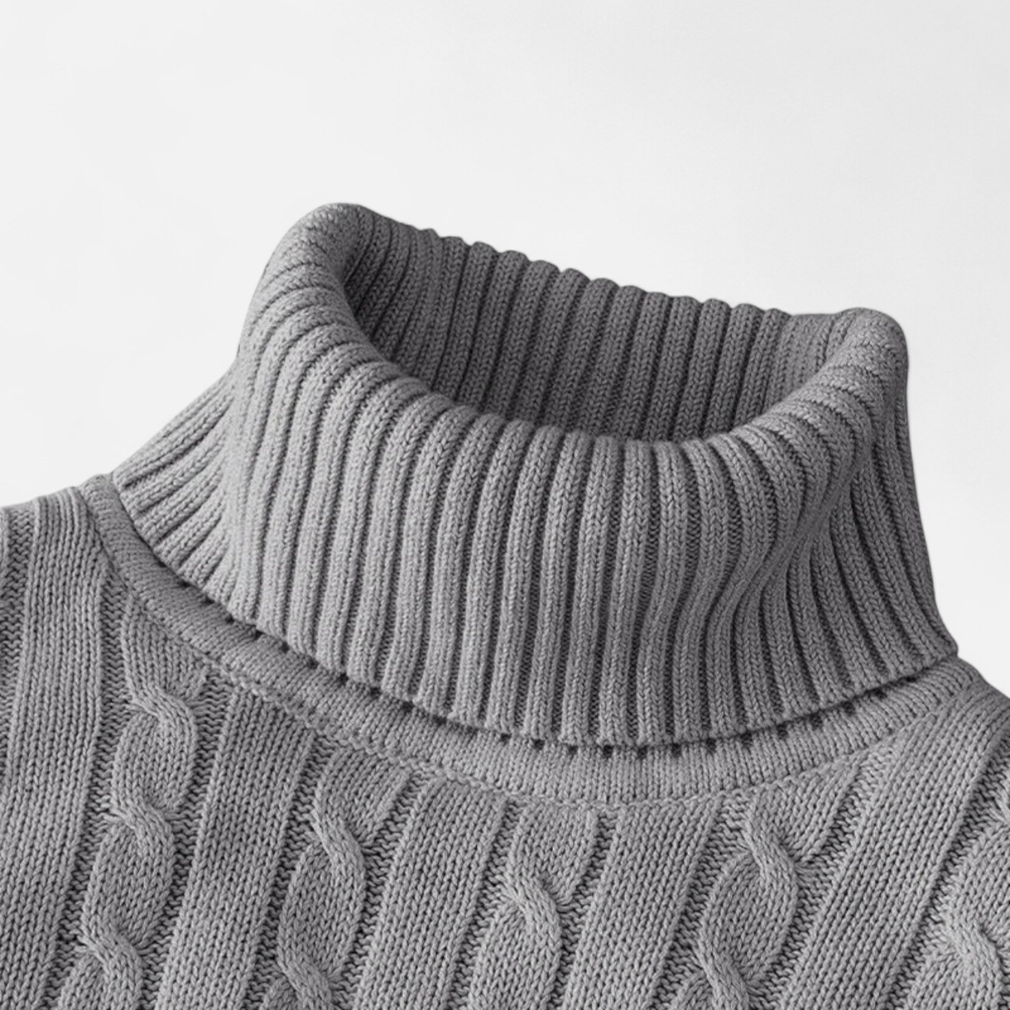 Velroismode | Men’s High Neck Turtleneck Sweater