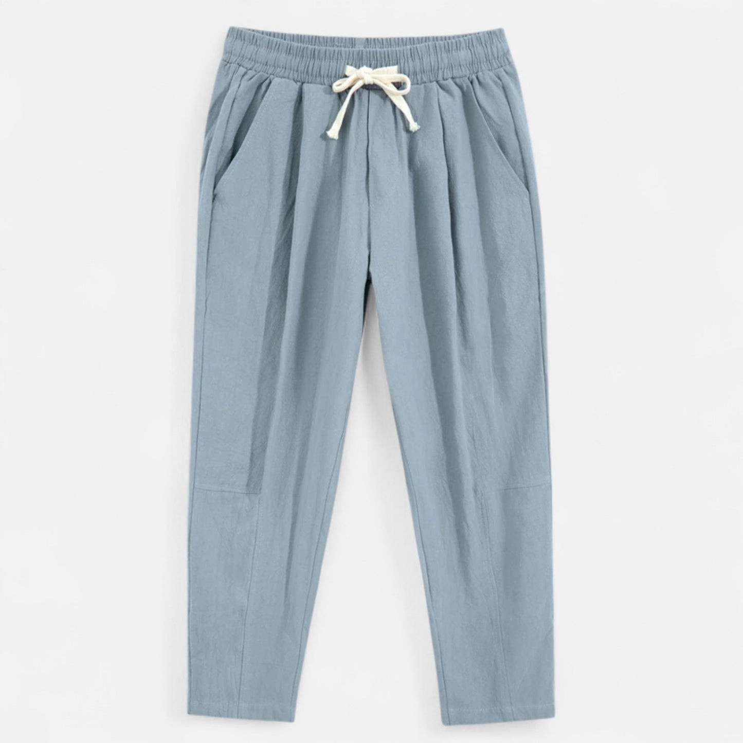 VelroisMode | Men's Cotton-Linen Drawstring Trousers – Effortless Summer Comfort