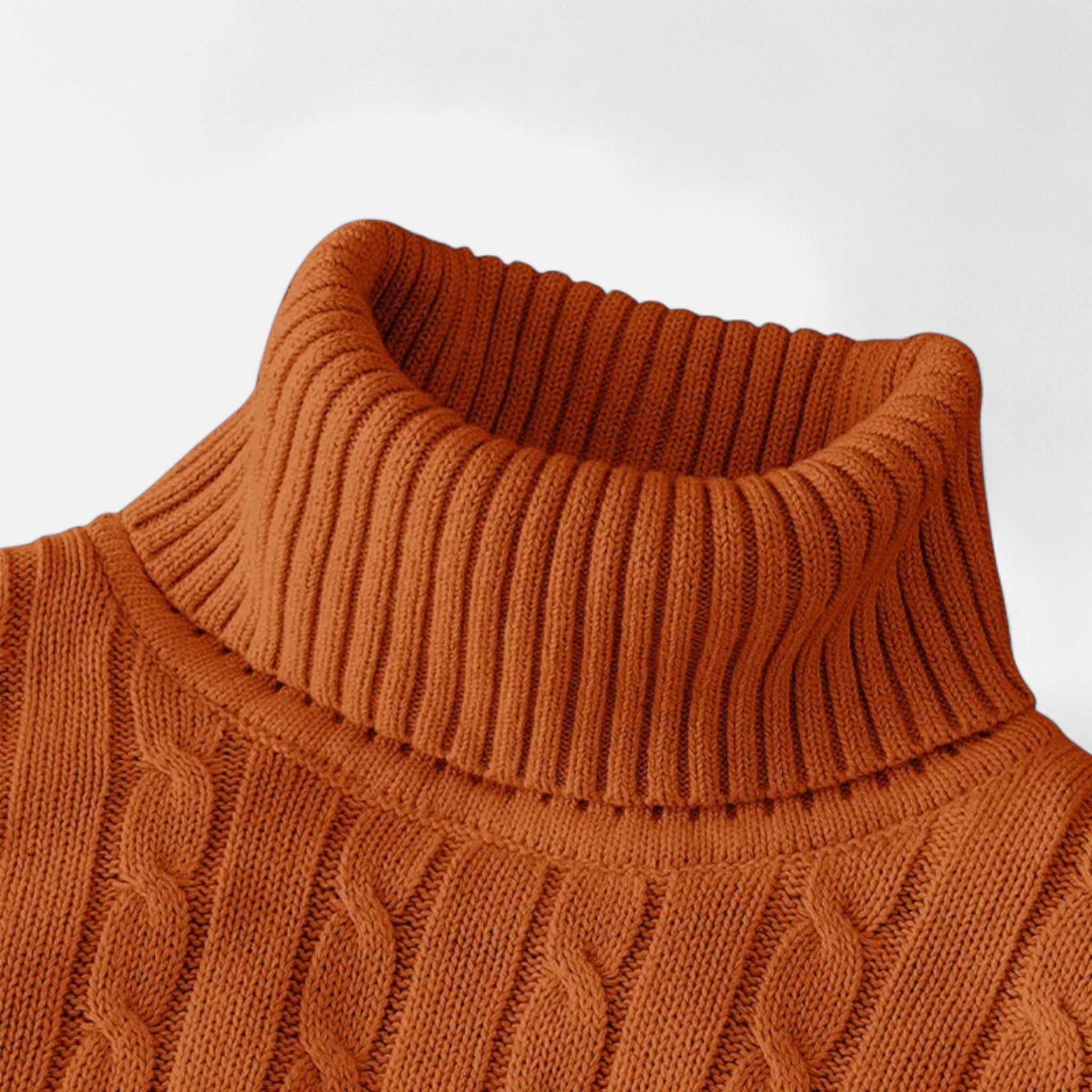 Velroismode | Men’s High Neck Turtleneck Sweater