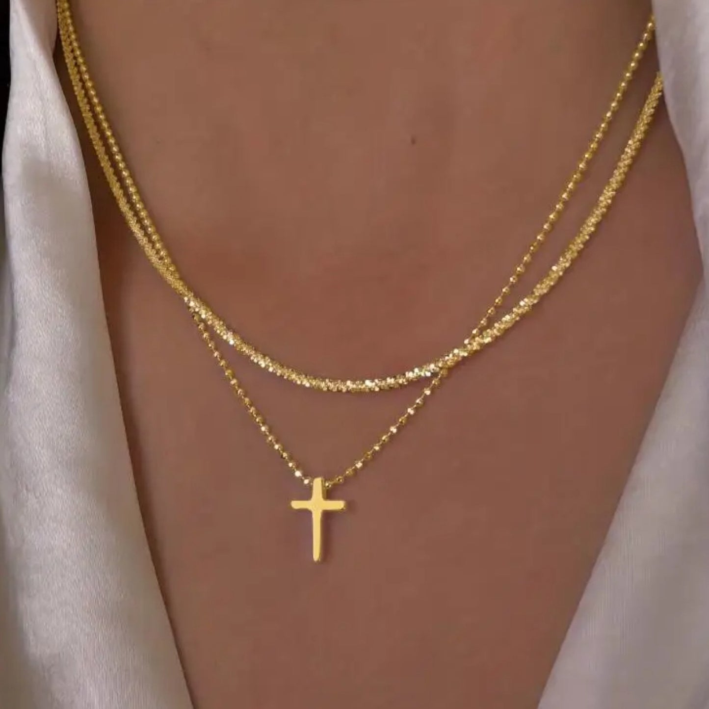 VelroisMode | Sparkling Necklace Chain – Radiant Elegance, Everyday Luxury