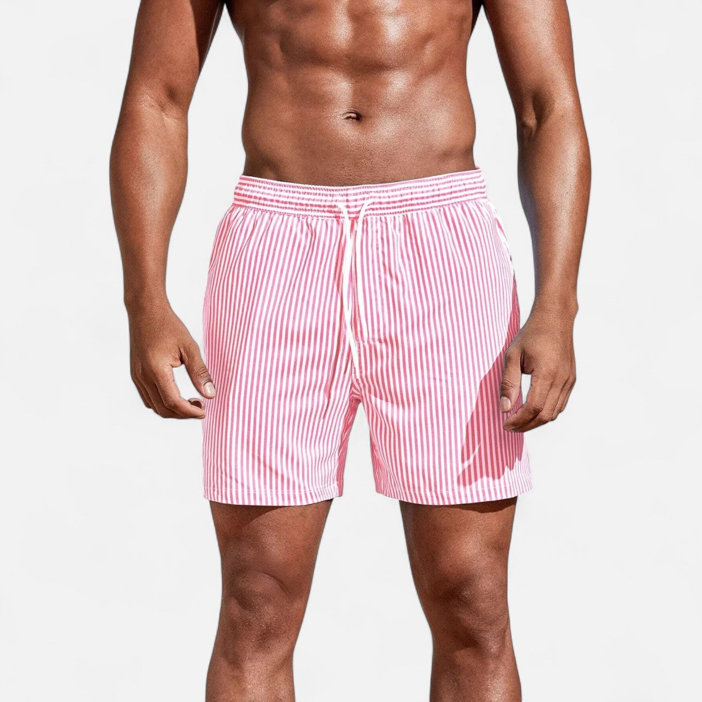 VelroisMode | Men's Line Splicing Sports Shorts – Breathable, Bold, and Built for Summer Adventures
