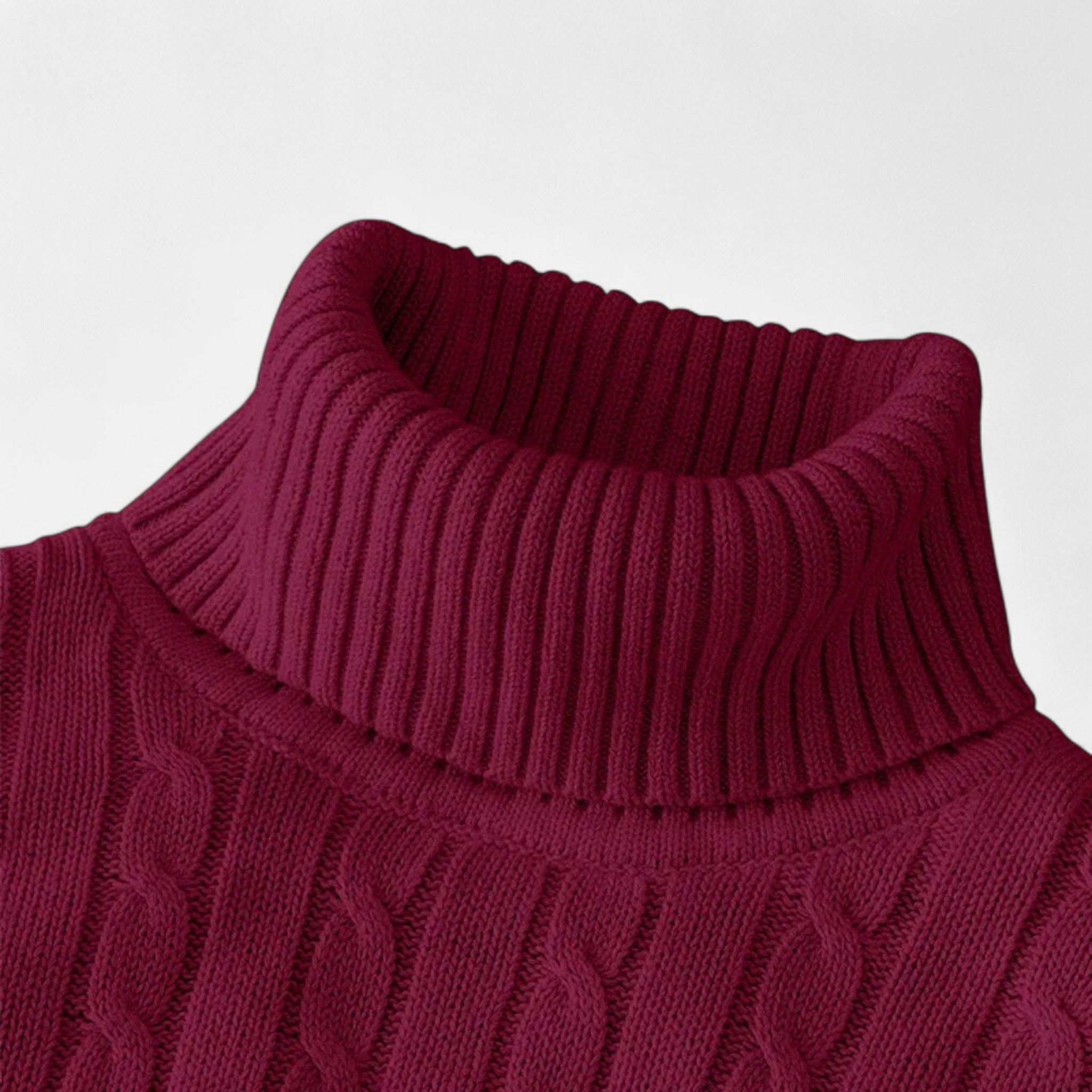 Velroismode | Men’s High Neck Turtleneck Sweater