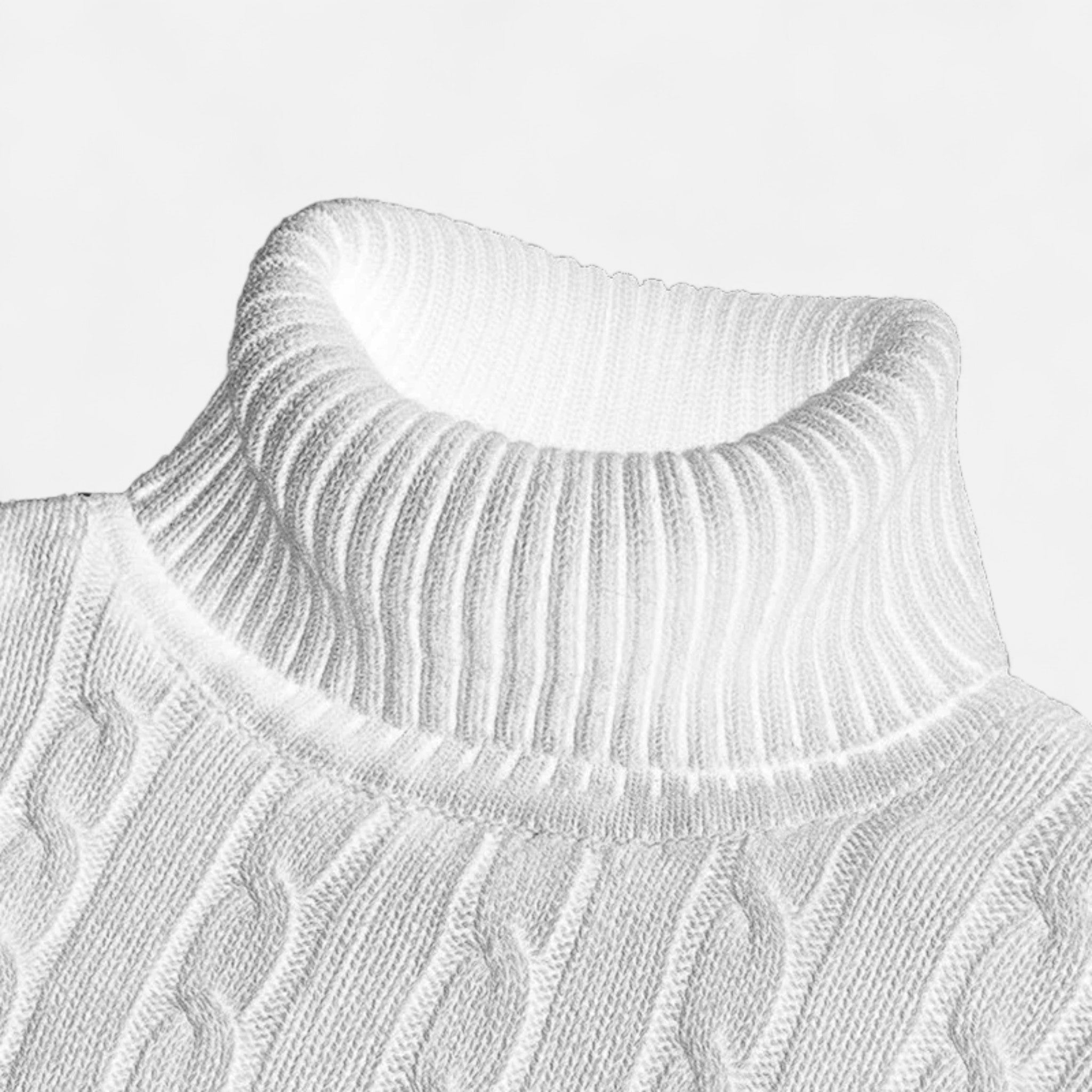 Velroismode | Men’s High Neck Turtleneck Sweater