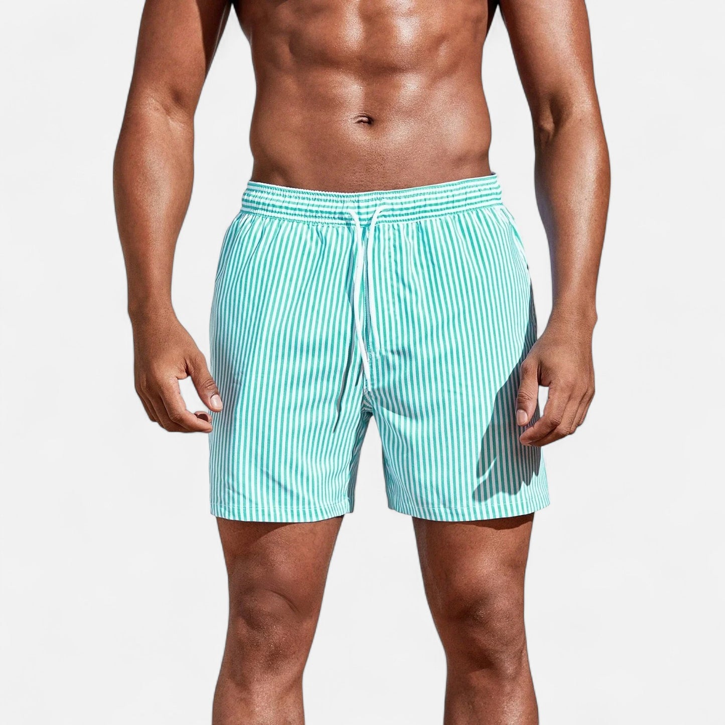 VelroisMode | Men's Line Splicing Sports Shorts – Breathable, Bold, and Built for Summer Adventures