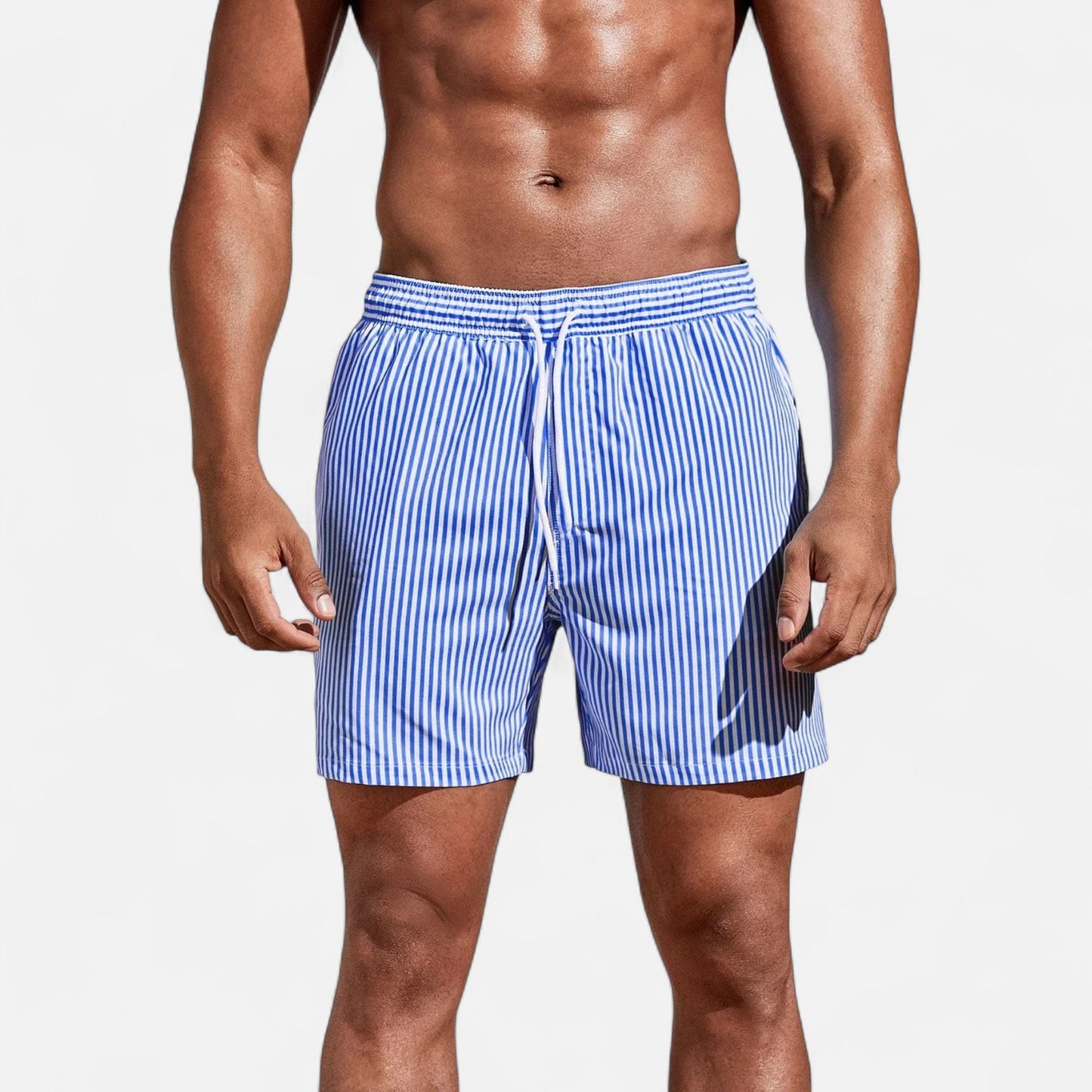 VelroisMode | Men's Line Splicing Sports Shorts – Breathable, Bold, and Built for Summer Adventures