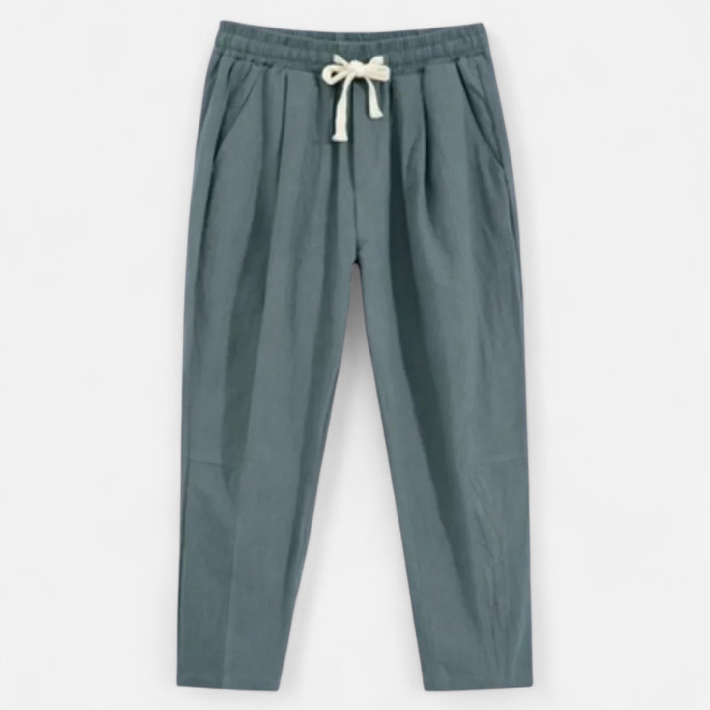 VelroisMode | Men's Cotton-Linen Drawstring Trousers – Effortless Summer Comfort
