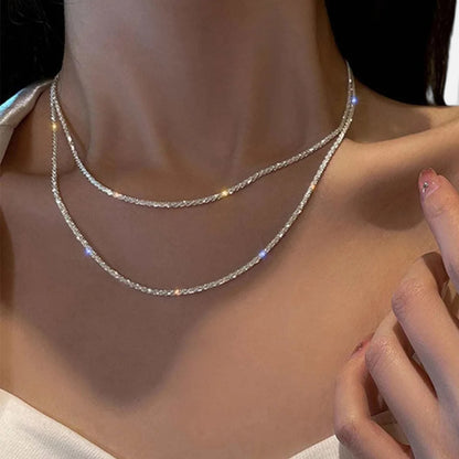VelroisMode | Sparkling Necklace Chain – Radiant Elegance, Everyday Luxury