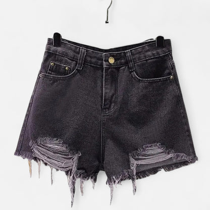 VelroisMode | Women's High-Waisted Cowboy Shorts – Effortless Elegance, Everyday Comfort
