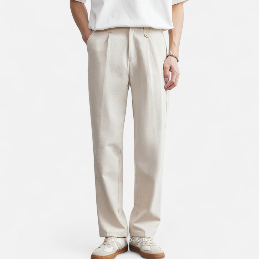 Velroismode | Men’s Straight Drape Casual Suit Pants