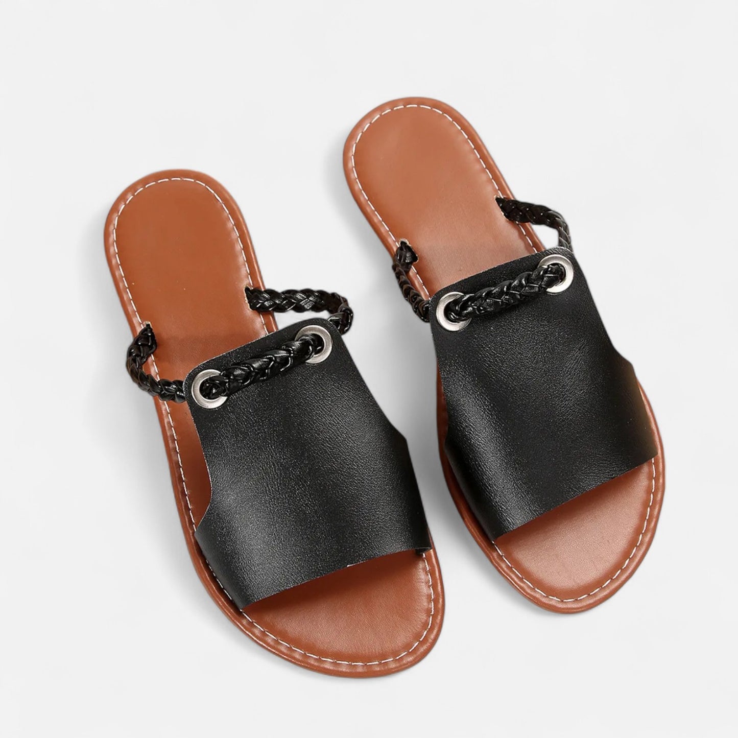 VelroisMode | Women's Minimalist Flat Sandals – Effortless Elegance, Everyday Comfort