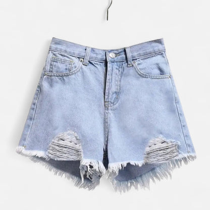VelroisMode | Women's High-Waisted Cowboy Shorts – Effortless Elegance, Everyday Comfort