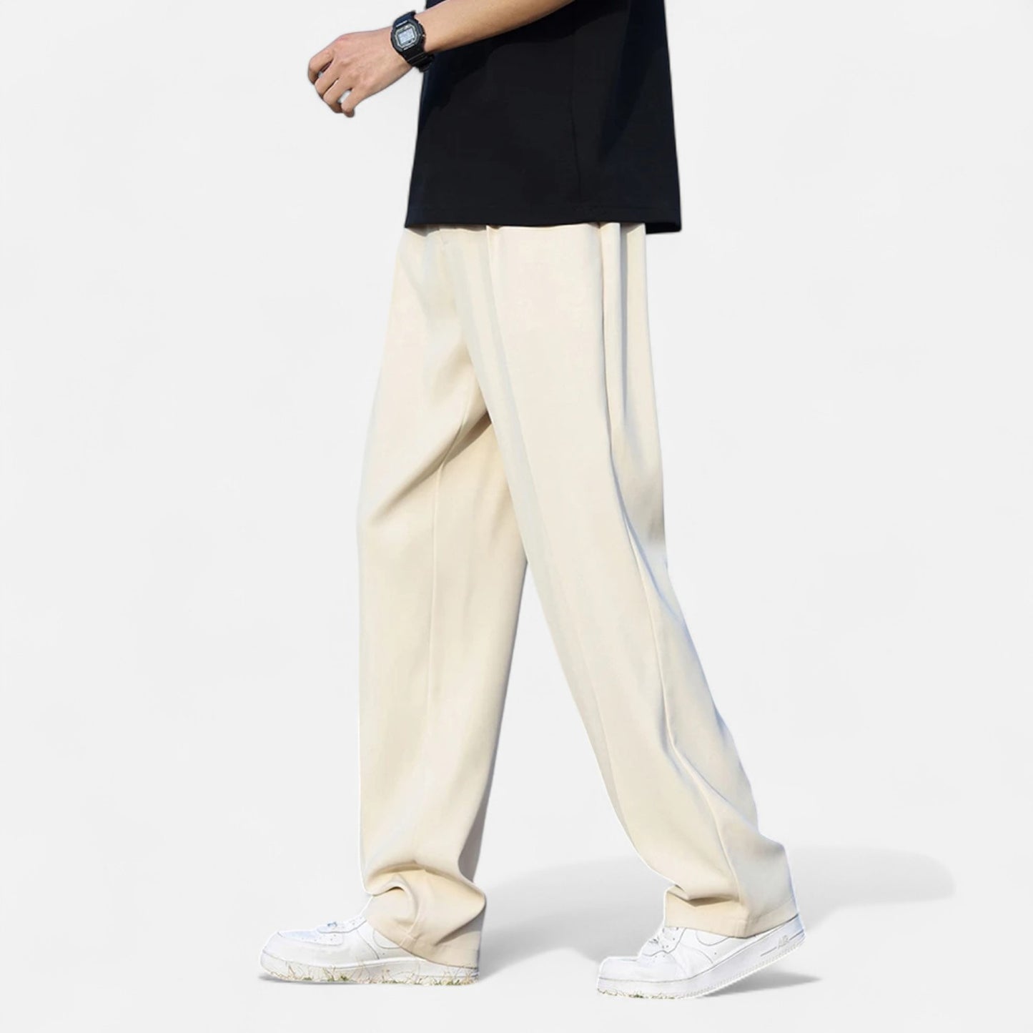 VelroisMode | Men's Light & Thin Semi-Wide Pants – Effortless Summer Comfort